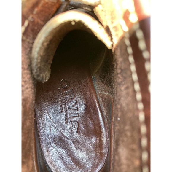 Vintage ORVIS‎ Brown Leather Gro-Cord Chukka Chelsea Boot Shoes MEN’s Sz 10 main image 5